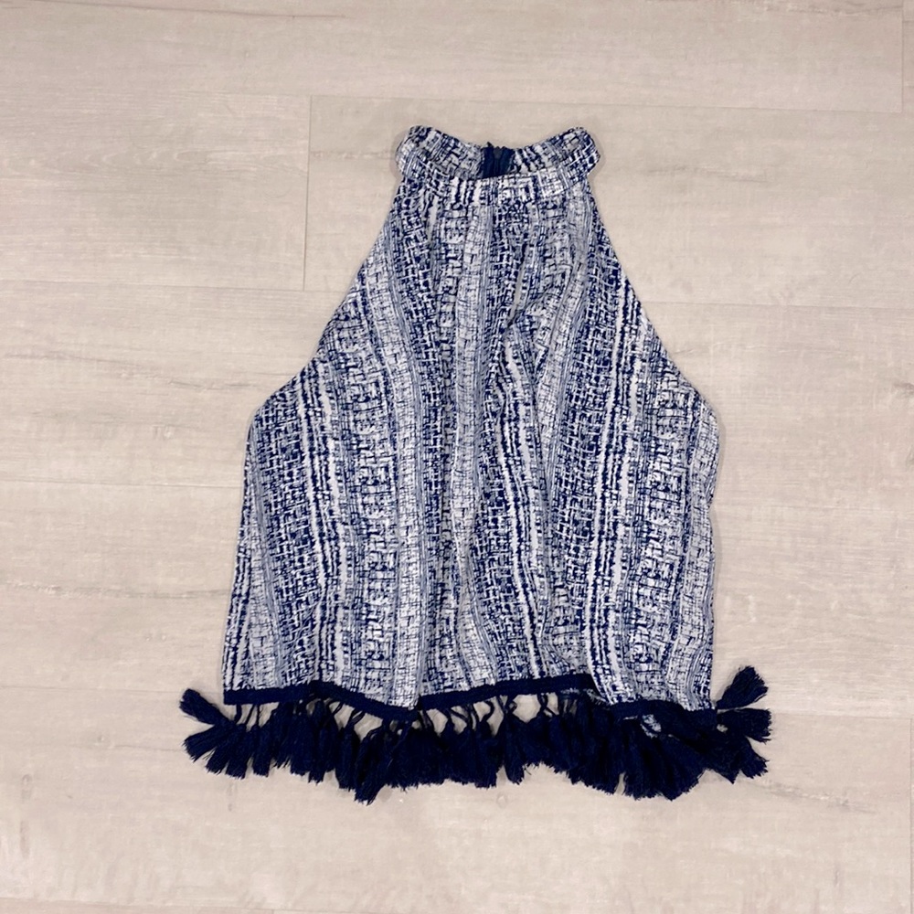Paper Crane Halter Blouse